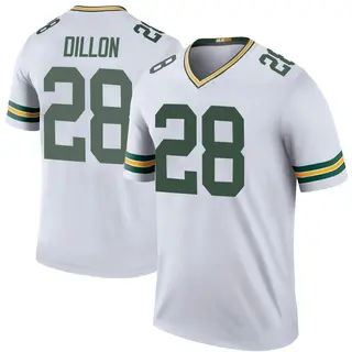 Green Bay Packers Men's AJ Dillon Legend Color Rush Jersey - White