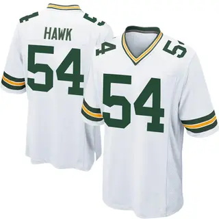 Green Bay Packers Men's A.J. Hawk Game Jersey - White