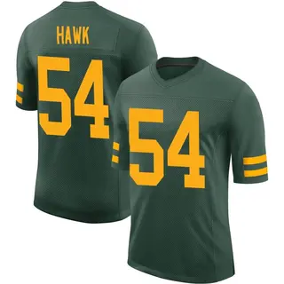 Green Bay Packers Men's A.J. Hawk Limited Alternate Vapor Jersey - Green