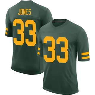 Green Bay Packers Men's Aaron Jones Limited Alternate Vapor Jersey - Green