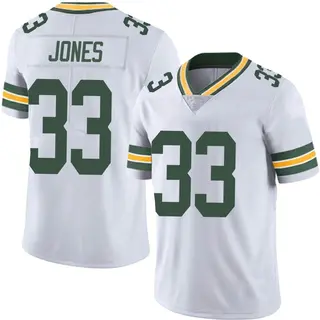 Green Bay Packers Men's Aaron Jones Limited Vapor Untouchable Jersey - White
