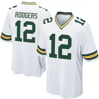 Green Bay Packers Men's Aaron Rodgers Game Jersey - White