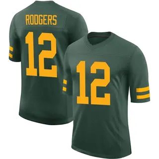 Green Bay Packers Men's Aaron Rodgers Limited Alternate Vapor Jersey - Green