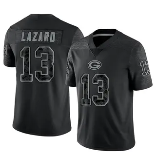 Green Bay Packers Men's Allen Lazard Limited Reflective Jersey - Black