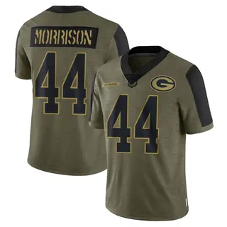 Green Bay Packers Men's Antonio Morrison Limited 2021 Salute To Service Jersey - Olive