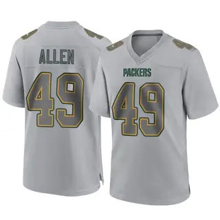 Green Bay Packers Men's Austin Allen Game Atmosphere Fashion Jersey - Gray