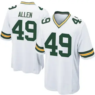 Green Bay Packers Men's Austin Allen Game Jersey - White
