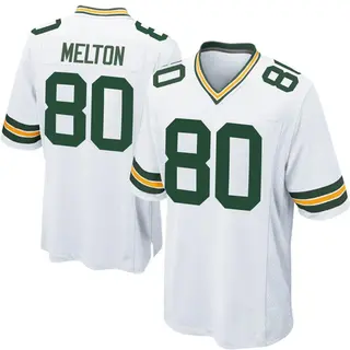 Green Bay Packers Men's Bo Melton Game Jersey - White