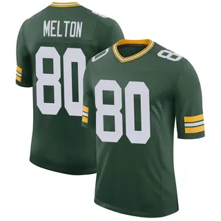 Green Bay Packers Men's Bo Melton Limited Classic Jersey - Green