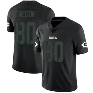 Green Bay Packers Men's Bo Melton Limited Jersey - Black Impact