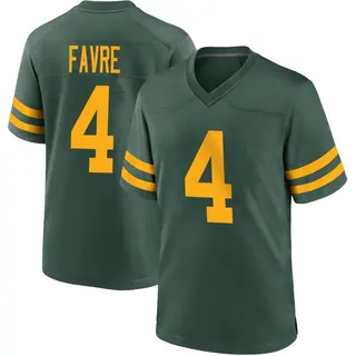 Green Bay Packers Men's Brett Favre Game Alternate Jersey - Green
