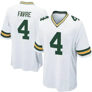 Green Bay Packers Men's Brett Favre Game Jersey - White