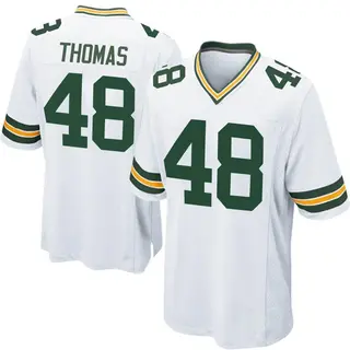 Green Bay Packers Men's DQ Thomas Game Jersey - White