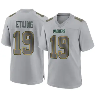 Green Bay Packers Men's Danny Etling Game Atmosphere Fashion Jersey - Gray