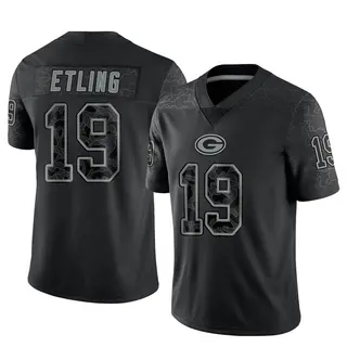 Green Bay Packers Men's Danny Etling Limited Reflective Jersey - Black