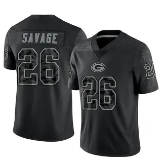 Green Bay Packers Men's Darnell Savage Limited Reflective Jersey - Black