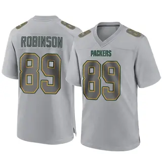Green Bay Packers Men's Dave Robinson Game Atmosphere Fashion Jersey - Gray