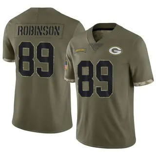 Green Bay Packers Men's Dave Robinson Limited 2022 Salute To Service Jersey - Olive