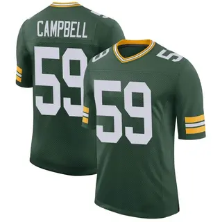 Green Bay Packers Men's De'Vondre Campbell Limited Classic Jersey - Green