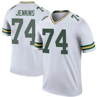 Green Bay Packers Men's Elgton Jenkins Legend Color Rush Jersey - White