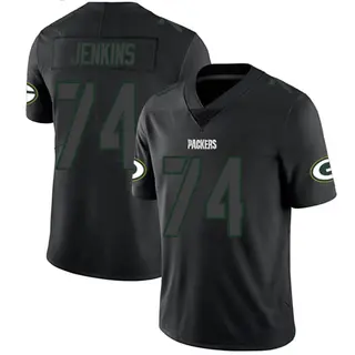 Green Bay Packers Men's Elgton Jenkins Limited Jersey - Black Impact