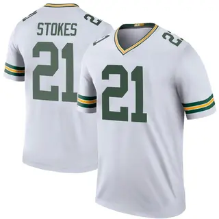 Green Bay Packers Men's Eric Stokes Legend Color Rush Jersey - White