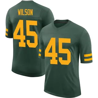 Green Bay Packers Men's Eric Wilson Limited Alternate Vapor Jersey - Green