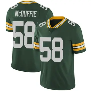 Green Bay Packers Men's Isaiah McDuffie Limited Team Color Vapor Untouchable Jersey - Green
