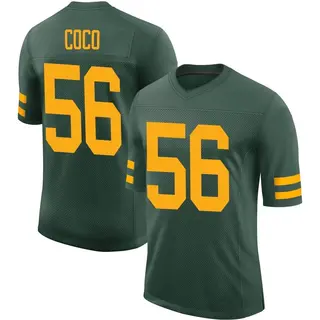 Green Bay Packers Men's Jack Coco Limited Alternate Vapor Jersey - Green