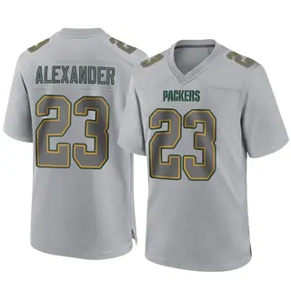 Green Bay Packers Men's Jaire Alexander Game Atmosphere Fashion Jersey - Gray