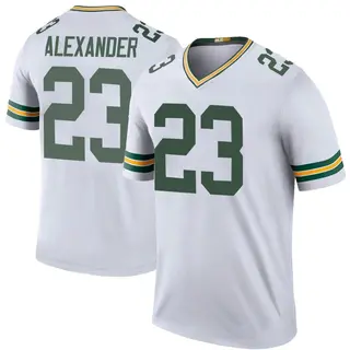 Green Bay Packers Men's Jaire Alexander Legend Color Rush Jersey - White