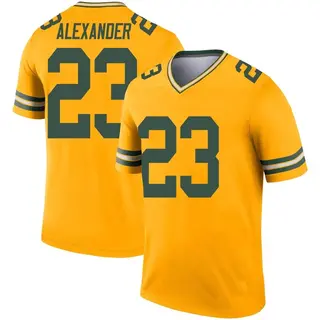 Green Bay Packers Men's Jaire Alexander Legend Inverted Jersey - Gold