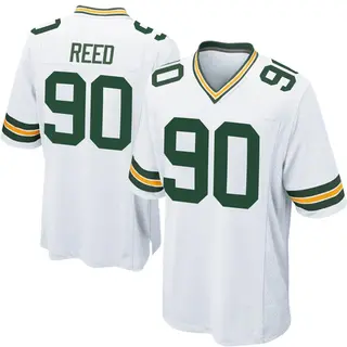 Green Bay Packers Men's Jarran Reed Game Jersey - White