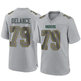 Green Bay Packers Men's Jean Delance Game Atmosphere Fashion Jersey - Gray