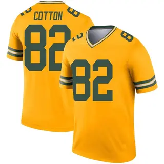 Green Bay Packers Men's Jeff Cotton Legend Inverted Jersey - Gold