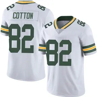 Green Bay Packers Men's Jeff Cotton Limited Vapor Untouchable Jersey - White