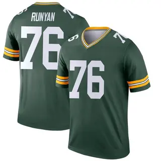 Green Bay Packers Men's Jon Runyan Legend Jersey - Green