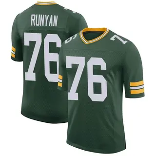 Green Bay Packers Men's Jon Runyan Limited Classic Jersey - Green