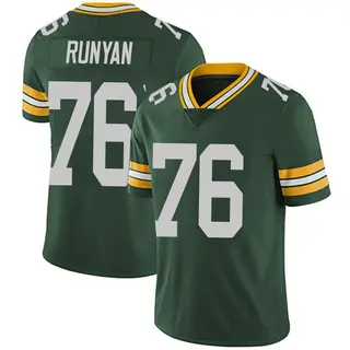 Green Bay Packers Men's Jon Runyan Limited Team Color Vapor Untouchable Jersey - Green