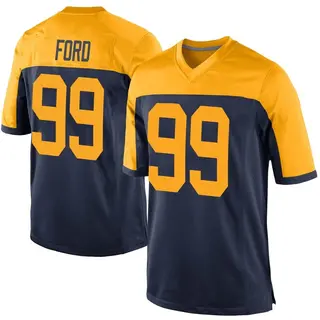 Green Bay Packers Men's Jonathan Ford Game Alternate Jersey - Navy