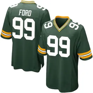 Green Bay Packers Men's Jonathan Ford Game Team Color Jersey - Green