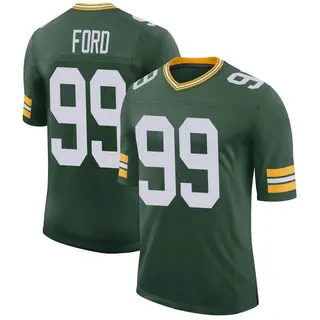 Green Bay Packers Men's Jonathan Ford Limited Classic Jersey - Green