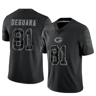 Green Bay Packers Men's Josiah Deguara Limited Reflective Jersey - Black