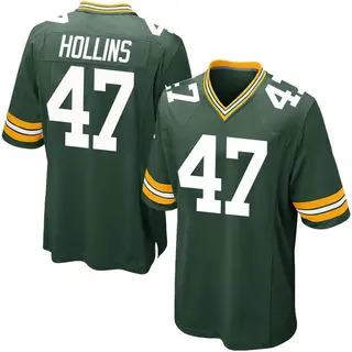 Green Bay Packers Men's Justin Hollins Game Team Color Jersey - Green