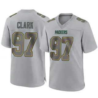 Green Bay Packers Men's Kenny Clark Game Atmosphere Fashion Jersey - Gray