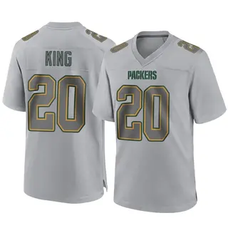 Green Bay Packers Men's Kevin King Game Atmosphere Fashion Jersey - Gray