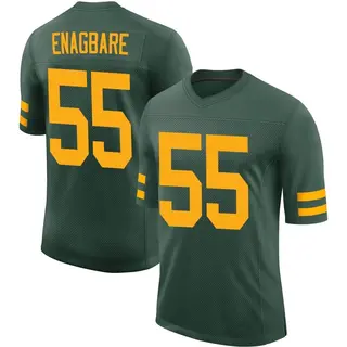 Green Bay Packers Men's Kingsley Enagbare Limited Alternate Vapor Jersey - Green