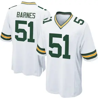 Green Bay Packers Men's Krys Barnes Game Jersey - White