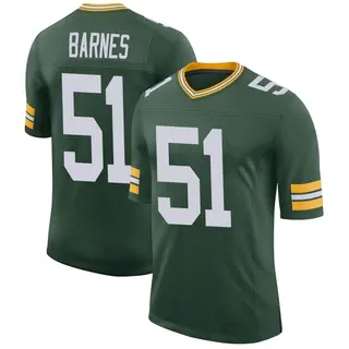 Green Bay Packers Men's Krys Barnes Limited Classic Jersey - Green