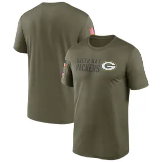 Green Bay Packers Men's Legend 2022 Salute to Service Team T-Shirt - Olive